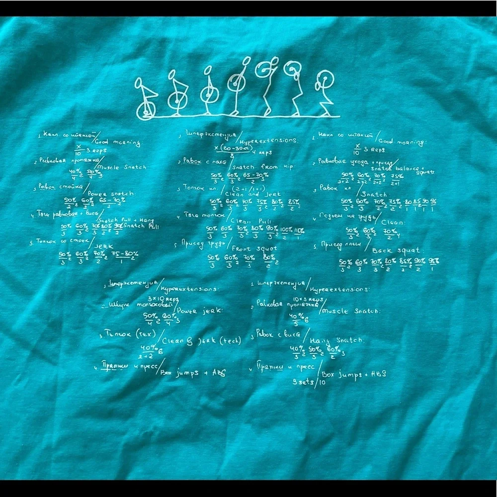 Torokhtiy Warm Body Cold Mind Tee in Turquoise - Picture 4 of 5